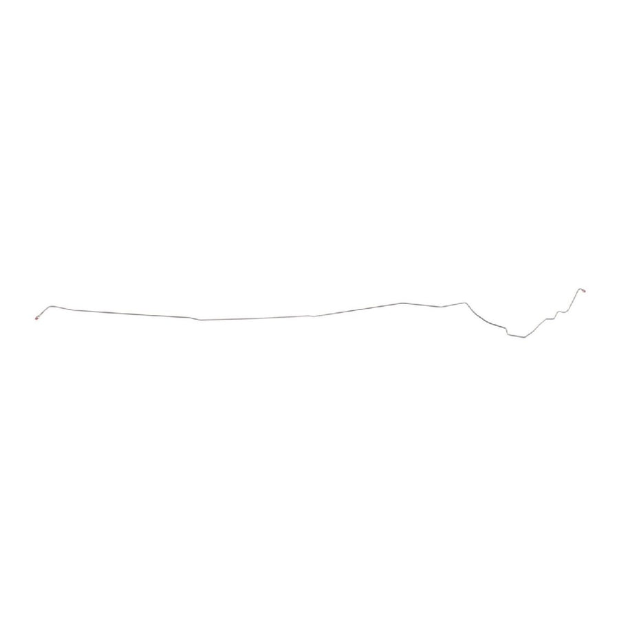 The Right Stuff 1966 Ford Fairlane Convertible Pre-Bent OE Steel Front Drum To Rear Brake Line - (DIN6601)