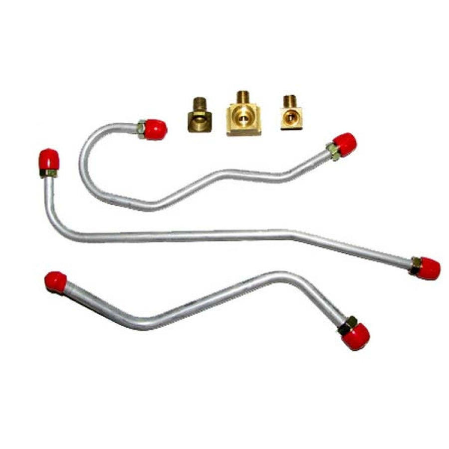 The Right Stuff 1964-65 Pontiac GTO W/Tri Power, Pre-Bent Fuel Pump To Carb Aluminum Fuel Line - (FPC6423)