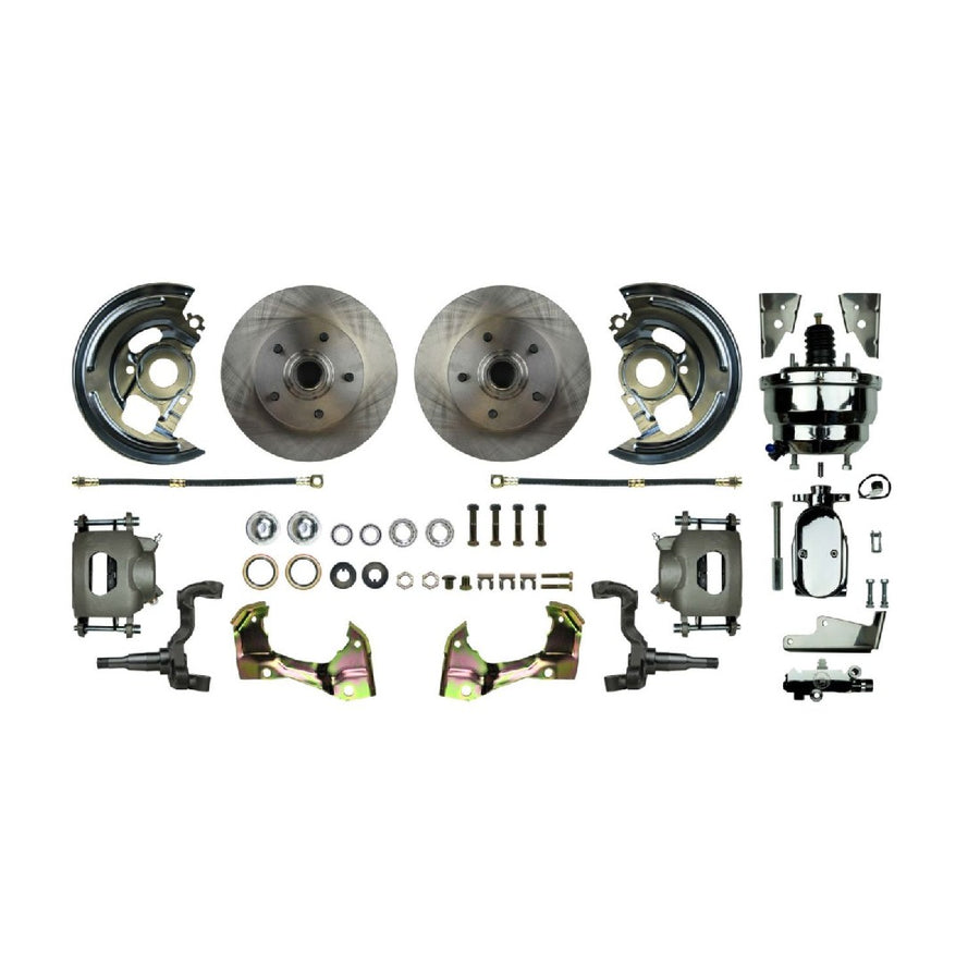 The Right Stuff 1967-72 Chevelle/GM A-Body, Power 8" Booster, Front Disc Brake Conversion - (AFXDC06CX)
