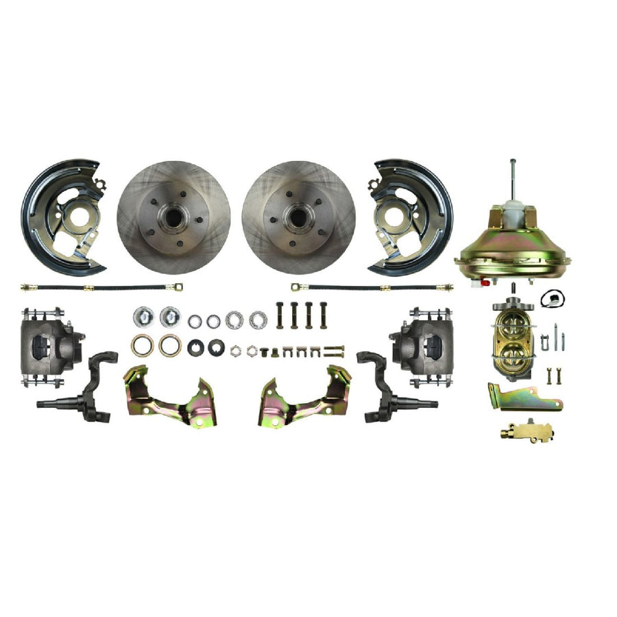 The Right Stuff 67-69 GM F/X-Body, Power 11" Booster, Front Disc Brake Conversion - AFXDC02C - (AFXDC02C)