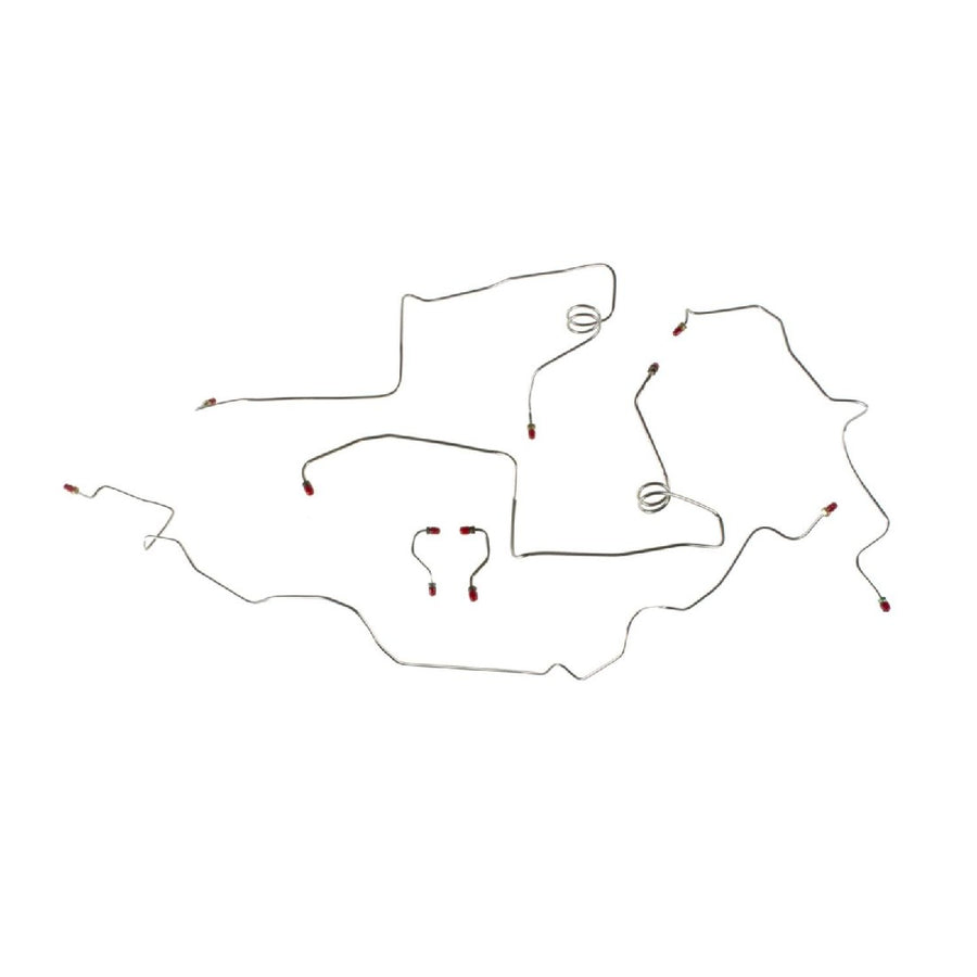 The Right Stuff 1959-61 Chevrolet Bel Air/Impala, Pre-Bent OE Steel Front Brake Line Kit - (BKT5901)