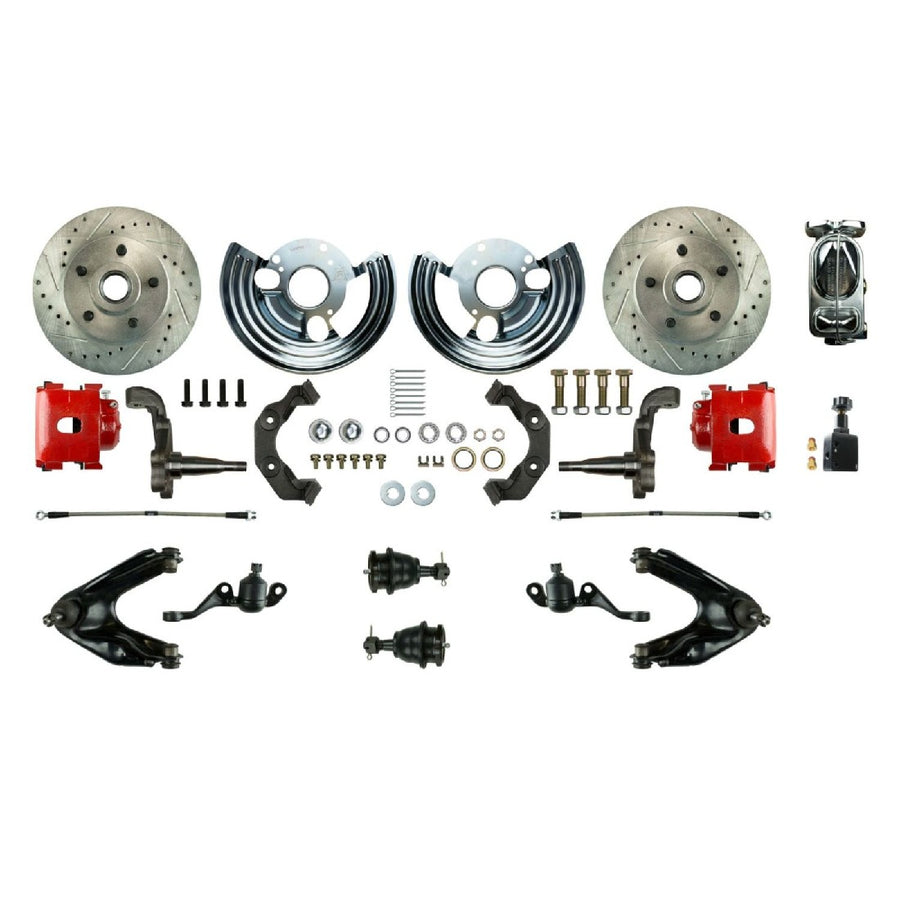 The Right Stuff 1960-76 Mopar A-Body, Front Manual Disc Brake Conversion Kit - MDC66SDZX - (MDC66SDZX)