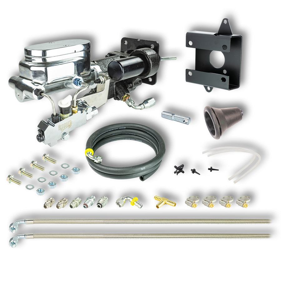 The Right Stuff 1960-62 GM & GMC C/K Truck, Chrome Hydro Boost Assembly Kit Disc/Drum - (JHB605171)