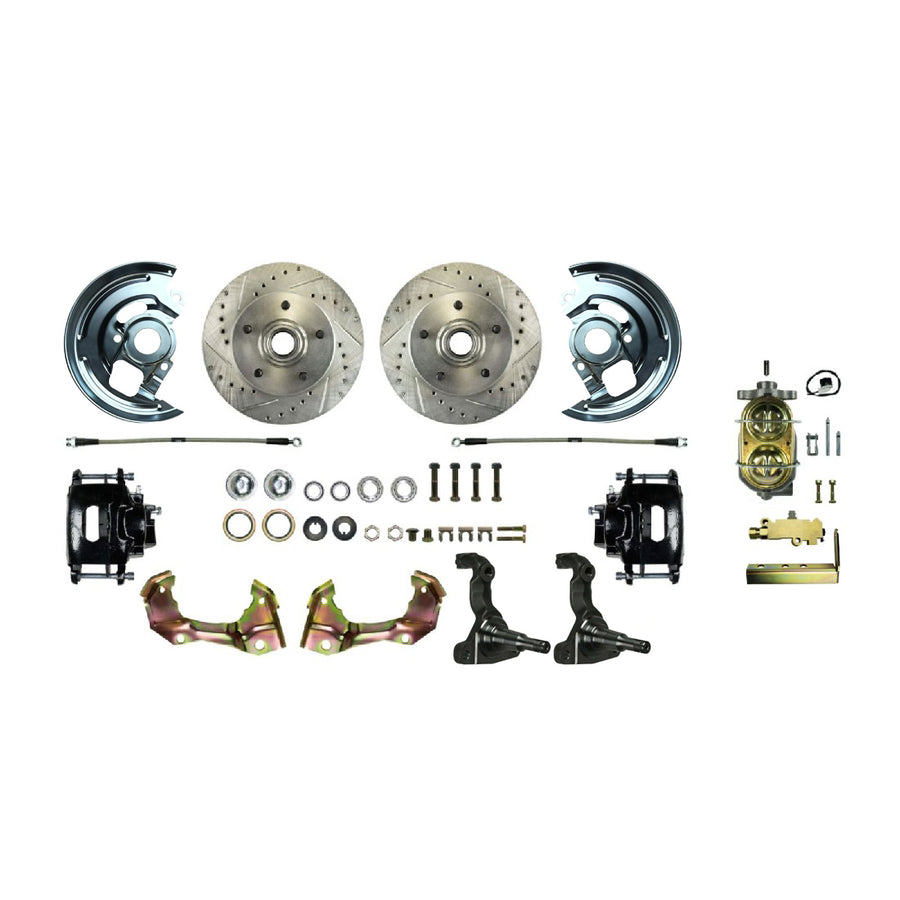 The Right Stuff 1962-67 Chevrolet Chevy II, Show N Go, Front Manual Disc Brake Conversion Kit - (AFXSD03CS)