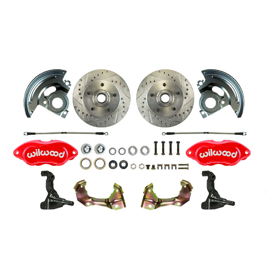 The Right Stuff 1964-1972 GM A/F/X-Body, 'At The Wheel' Front Big Brake Upgrade Kit - AFXWK32Z - (AFXWK32Z)