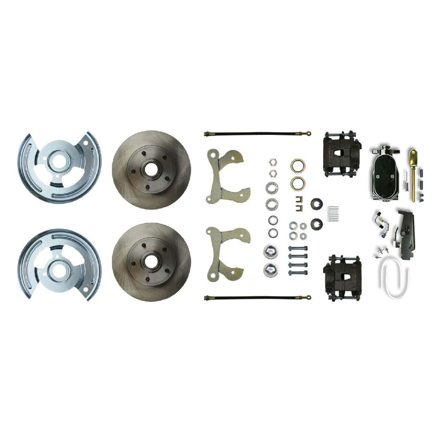 The Right Stuff 1958 Chevrolet Impala/Bel Air, Manual Front Disc Brake Conversion Kit - (FSC58SDCY)