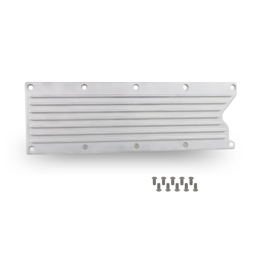 The Right Stuff Gen 3 LS Valley Cover, Finned, Satin Finish - (G3LSVCF-S-K)