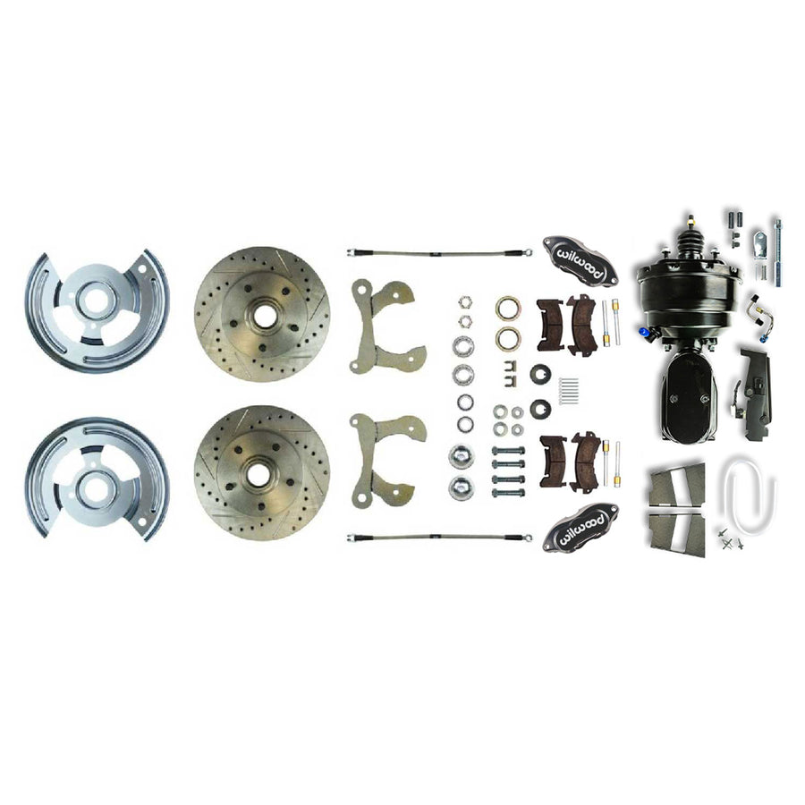 The Right Stuff 1959-64 Chevrolet Impala/Bel Air, Performance Front Disc Brake Conversion Kit - (FSC60DCCSY)