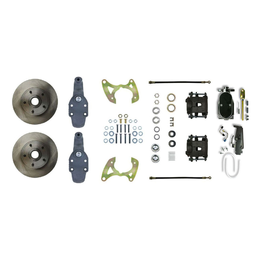 The Right Stuff 1958-64 Chevrolet Impala, 2" Drop, Manual Front Disc Brake Conversion Kit - (FSC58SDDY)