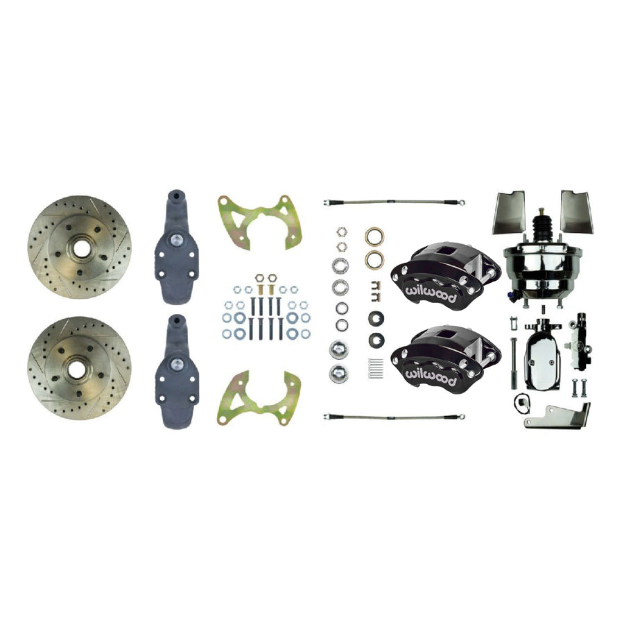 The Right Stuff 1959-64 Chevrolet Impala, 2" Drop, Performance Front Disc Brake Conversion Kit - (FSC60DCDSX)