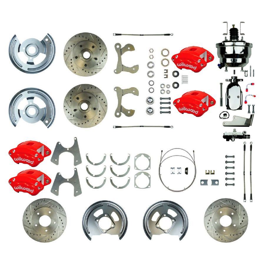 The Right Stuff 1959-64 Chevrolet Impala/Bel Air, Performance Front Disc Brake Conversion Kit - (FSC604DCCZX)