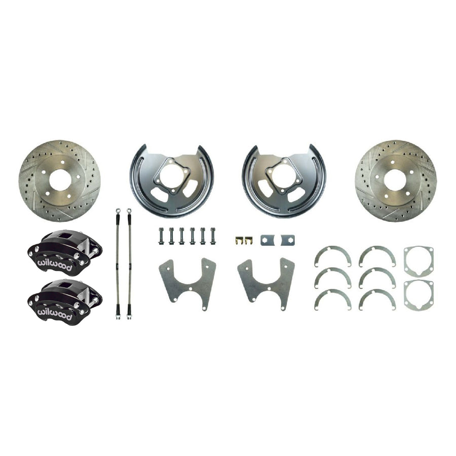 The Right Stuff 1955-68 Bel Air/Impala W/Non C-Clip Axle, Performance Rear Disc Brake Conversion - (FSCRDM21S)