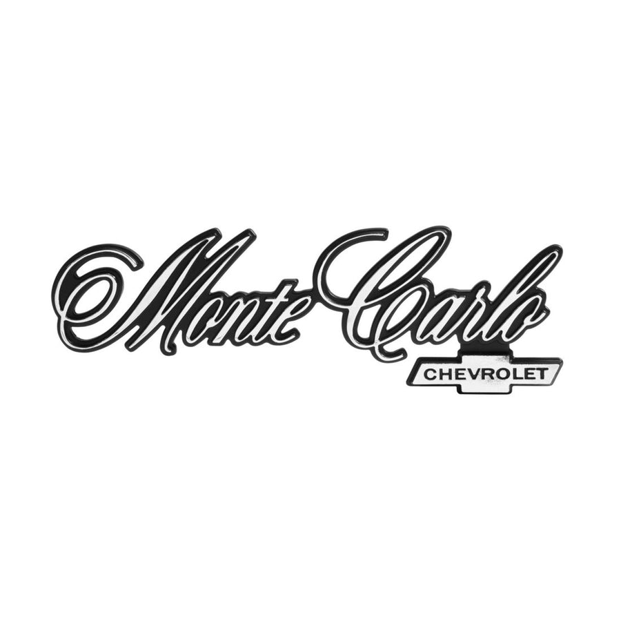 76-77 Chevrolet Monte Carlo Deck Lid Emblem