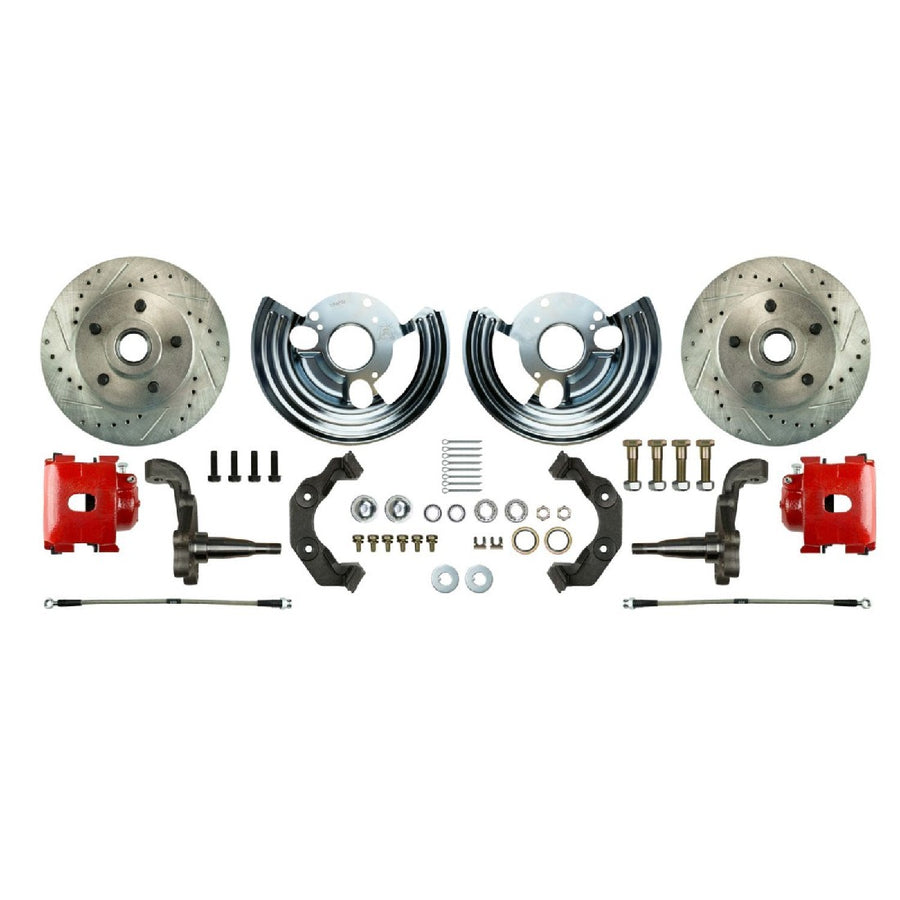 The Right Stuff 1962-72 Mopar B/E-Body, "At The Wheel" Front Disc Brake Conversion Kit - (MDC62WKCZ)