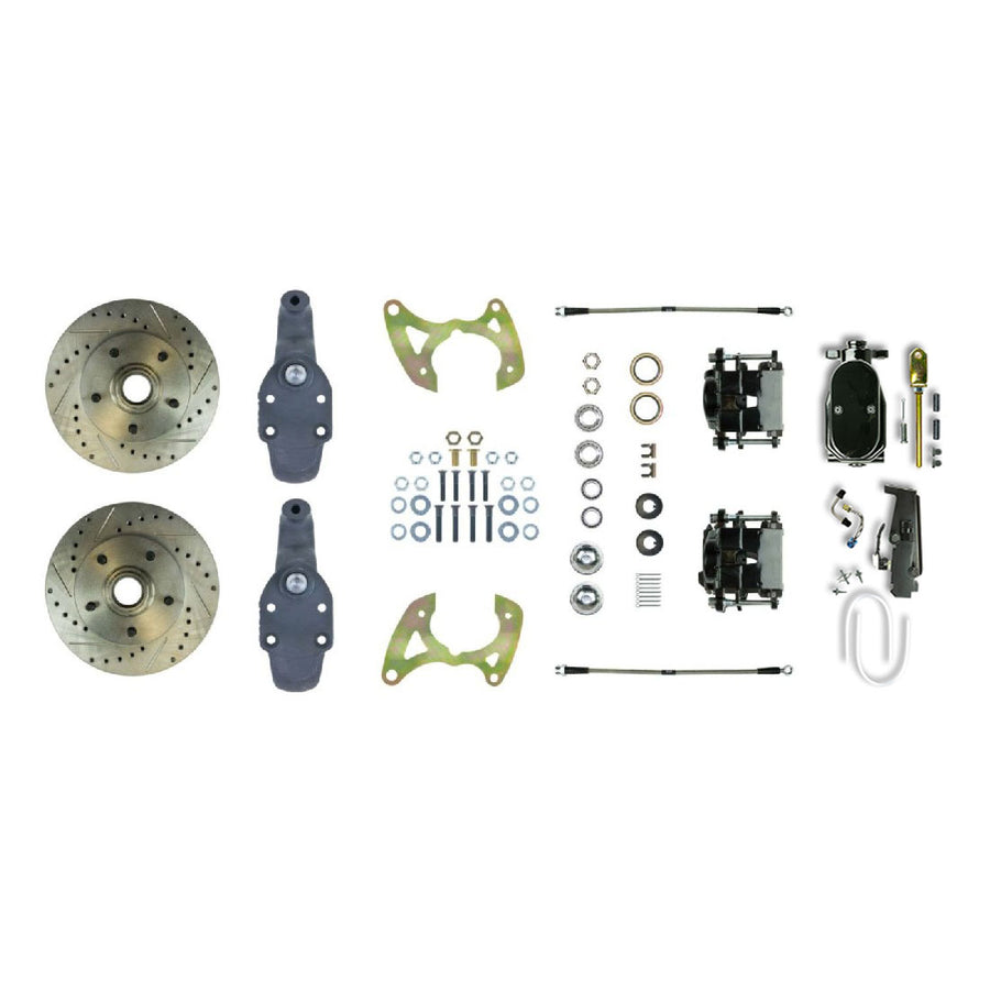 The Right Stuff 1965-68 Chevrolet Impala, 2" Drop, Manual Front Disc Brake Conversion Kit - (FSC65SDDSY)