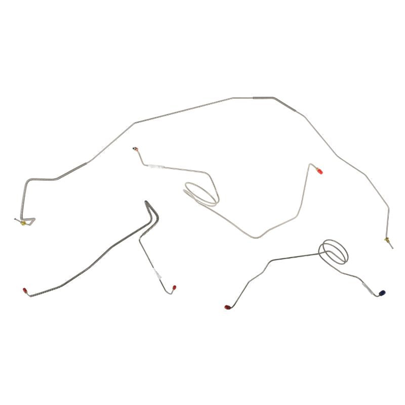 The Right Stuff 1974 Ford F100 2WD Front Brake Line Set 4pc - (TKT7306)
