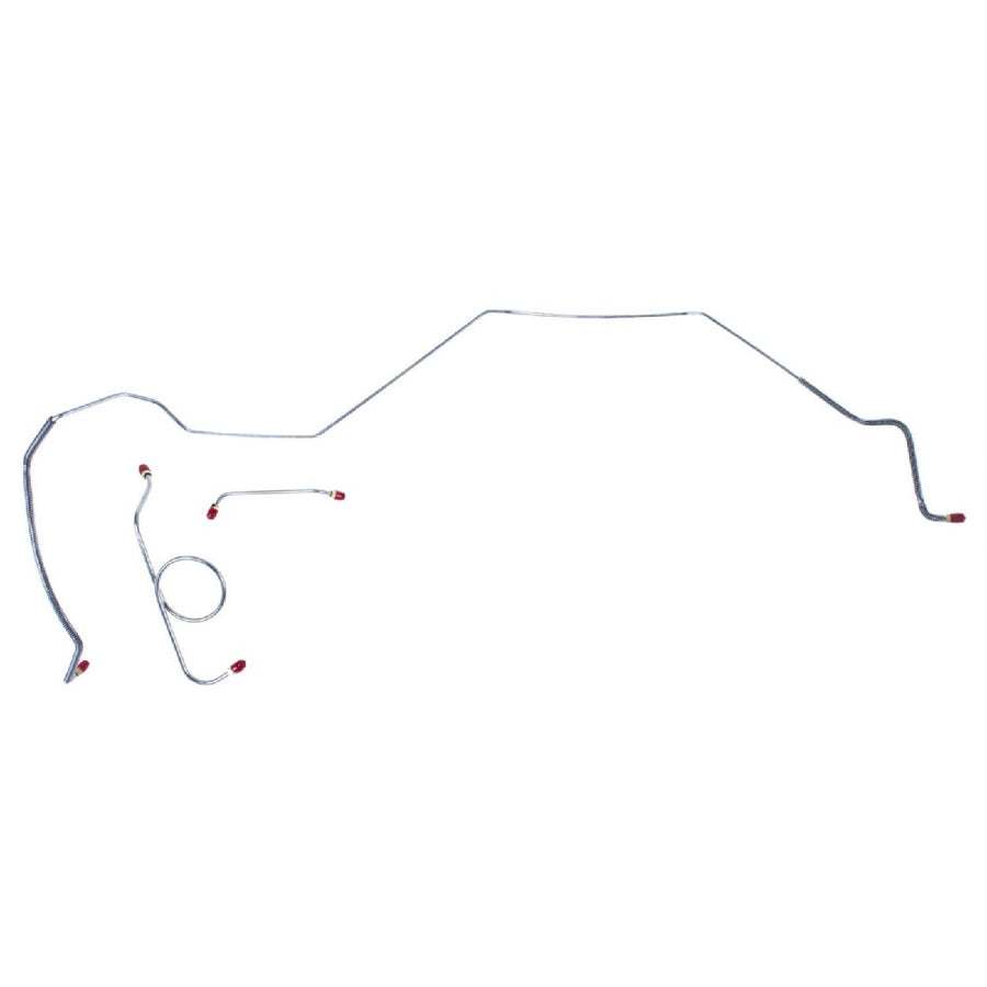 The Right Stuff 1966 Chevelle SS W/Z16 Manual Drum Pre-Bent OE Steel Front Brake Line Kit - (CKT6602)