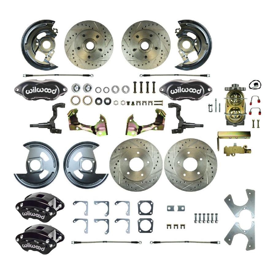 The Right Stuff 1962-1967 Chevrolet Chevy II, Performance Series, 4-Wheel Disc Brake Conversion - (AFXSD23CS)
