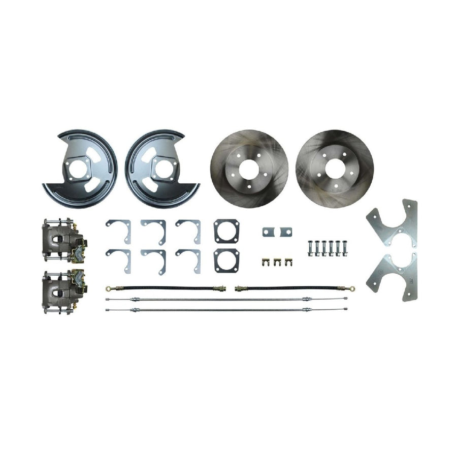 The Right Stuff 1964-77 GM A/F-Body Rear Power Disc Brake Conversion for Factory 14" Wheel Setup - (AFXRD14)