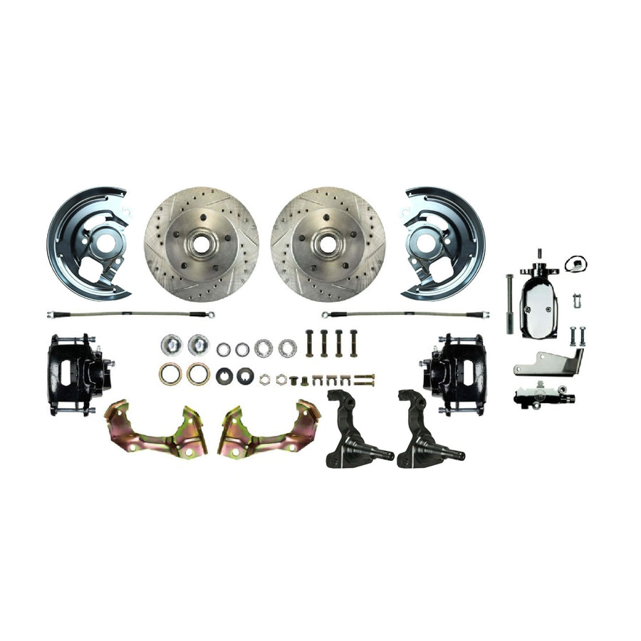 The Right Stuff 1967-69 GM F/X-Body, Show N Go, Front Manual Disc Brake Conversion Kit - (AFXSD02CSX)