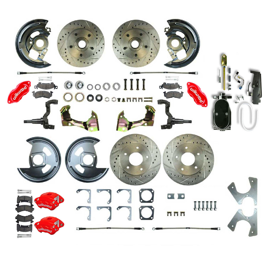 The Right Stuff 1967 Camaro/Firebird, Performance Series, 4-Wheel Disc Brake Conversion Kits - (AFXSD22CZY)