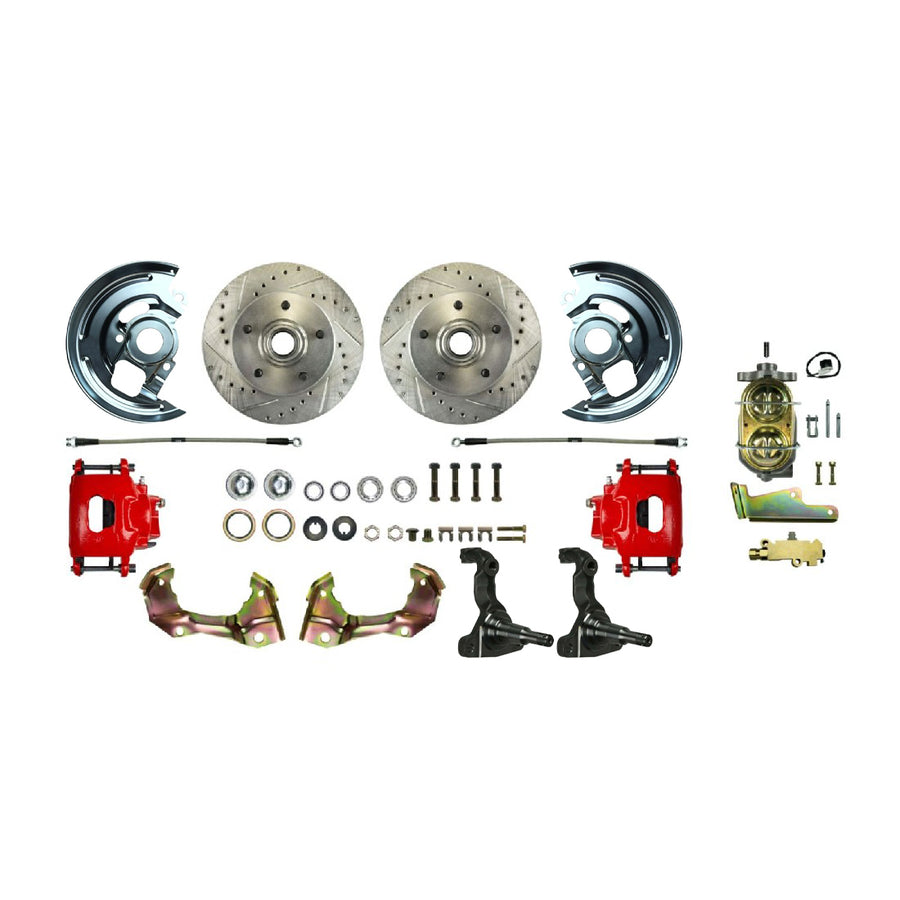 The Right Stuff 1964-1972 Chevelle/A-Body/Show N Go/ Front Manual Disc Brake Conversion Kit - (AFXSD01CZ)