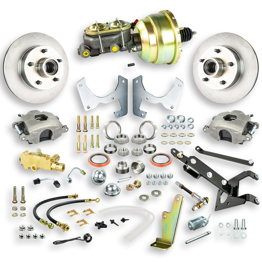 The Right Stuff 55-59 Chevrolet/GMC Truck w/5x4.75 Bolt Pattern, Power Front Disc Brake Conversion Kit - (TDC5515)