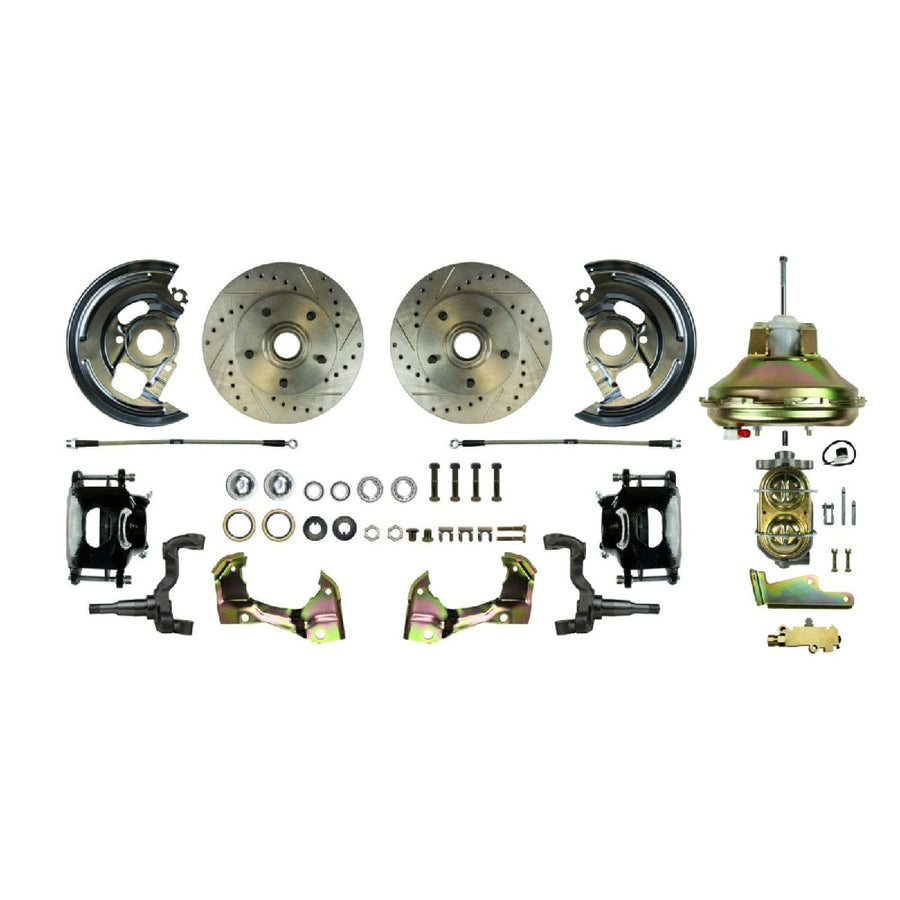 The Right Stuff 1967-72 Chevelle/GM A-Body, Power 11" Booster, Front Disc Brake Conversion - (AFXDC06CS)