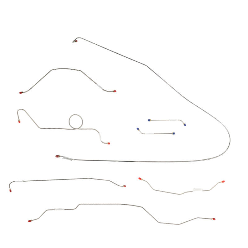 The Right Stuff 1965 Chevrolet C10 Truck, Pre-Bent OE Steel Complete Brake Line Kit - (TBS6510)