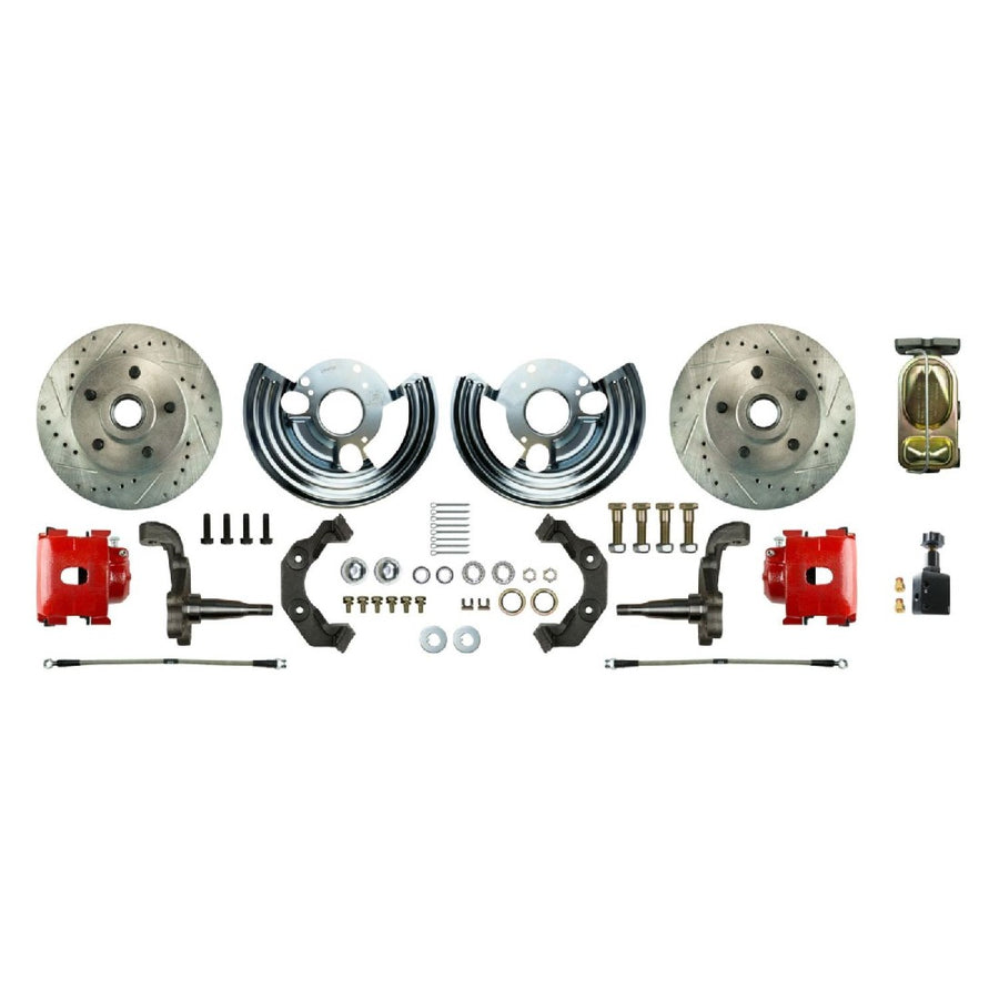 The Right Stuff 1962-74 Mopar B/E-Body, Front Manual Disc Brake Conversion Kit - MDC62SDZ - (MDC62SDZ)
