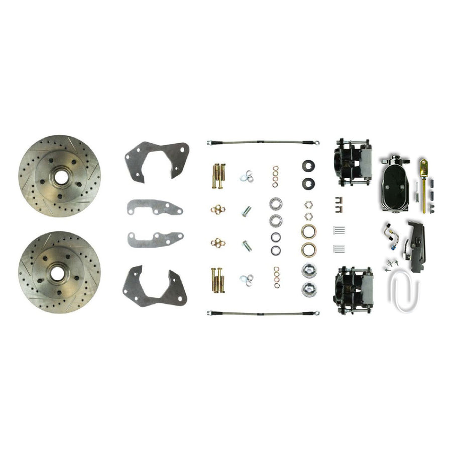 The Right Stuff 1965-68 Chevrolet Impala/Bel Air, Manual Front Disc Brake Conversion Kit - (FSC65SDCSY)