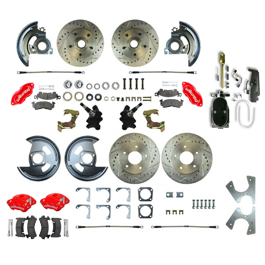 The Right Stuff 1967 Camaro/Firebird, Performance Series, 2" Drop, 4-Wheel Disc Brake Conversion - (AFXSD22DZY)