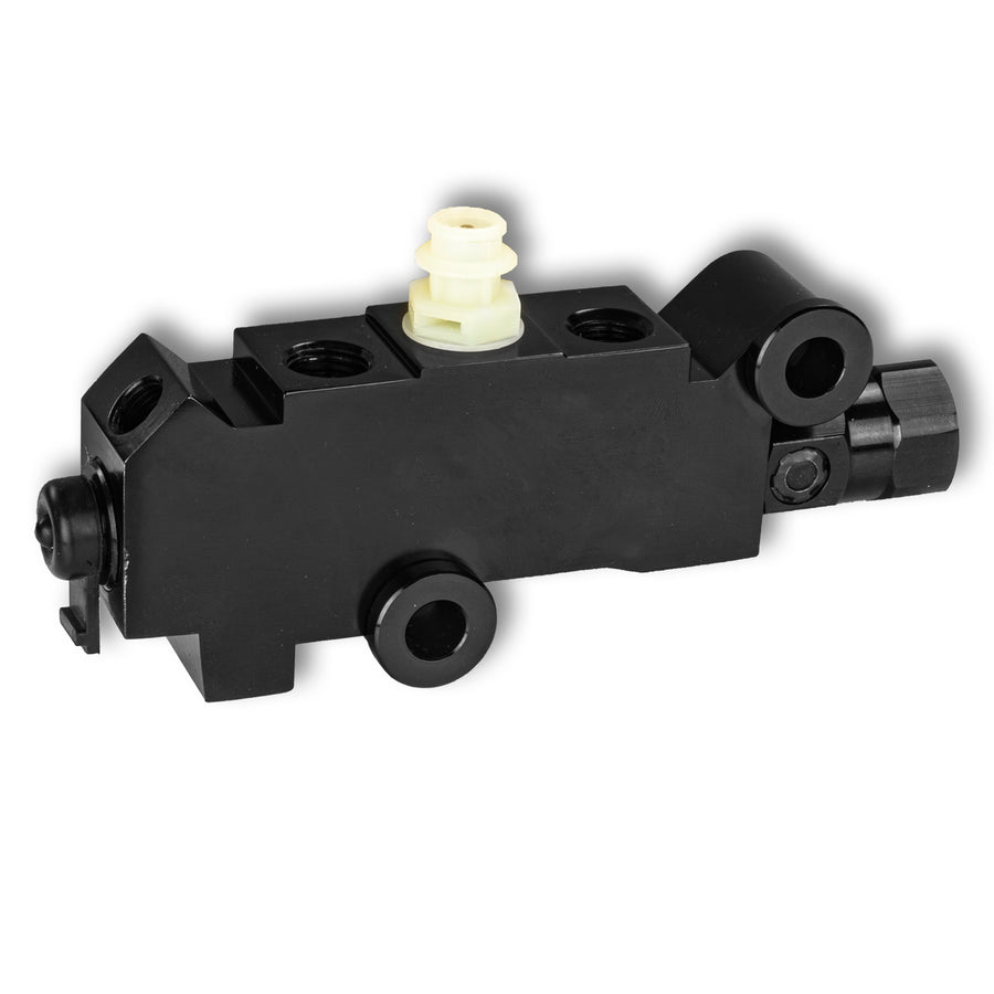 The Right Stuff 1958-77 GM A/F/X-Body, Front Disc Brake Conversion Black Proportioning Valve - (PV71B)