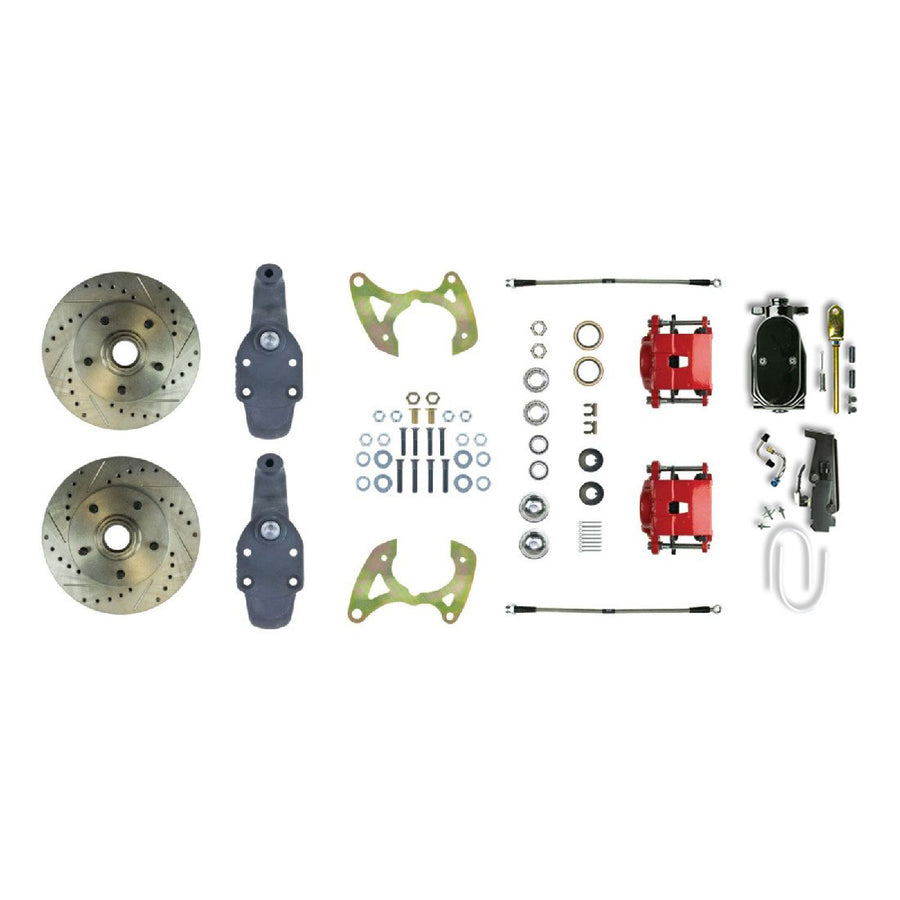 The Right Stuff 1958-64 Chevrolet Impala, 2" Drop, Manual Front Disc Brake Conversion Kit - (FSC58SDDZY)