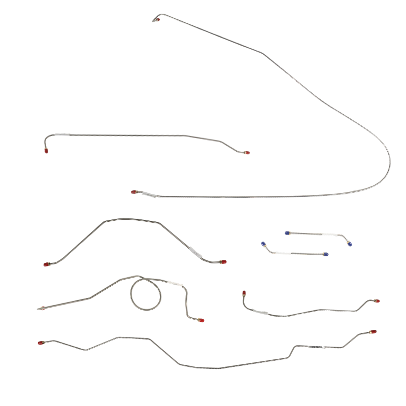 The Right Stuff 1963-64 Chevrolet C10 Truck, Pre-Bent OE Steel Complete Brake Line Kit - (TBS6340)