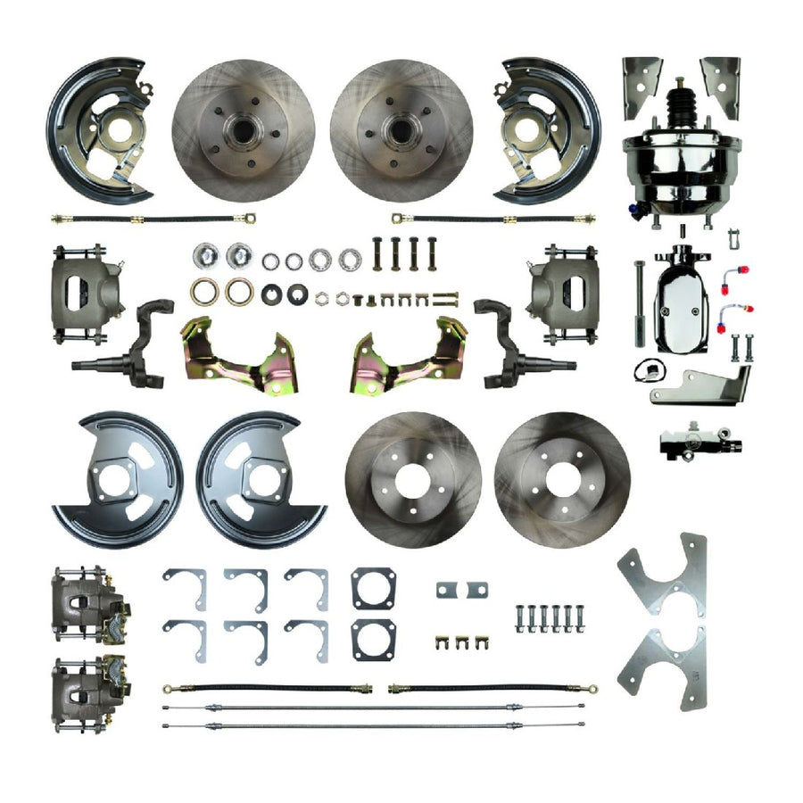 The Right Stuff 64-72 GM GM A-Body, Power 8" Booster, , 4-Wheel Disc Brake Conversion - (AFXDC41CX)