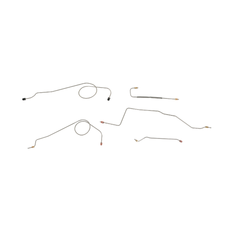 The Right Stuff 1976-77 Ford Bronco w/Dana 44 Front Axle Front Brake Line Kit-5pc, Stainless - (TKT4704S)