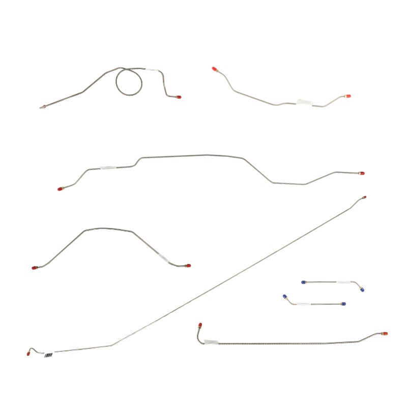 The Right Stuff 1966 Chevrolet C10 Truck, Pre-Bent OE Steel Complete Brake Line Kit - (TBS6603)