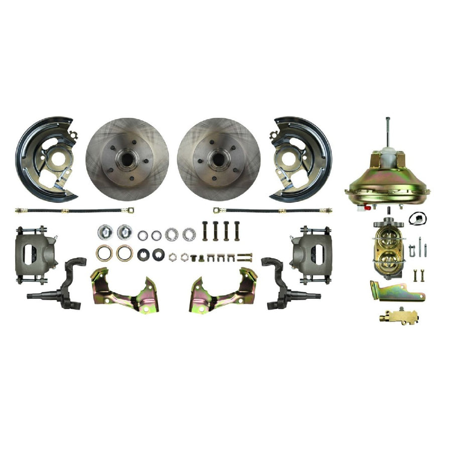 The Right Stuff 1967-72 Chevelle/GM A-Body, Power 11" Booster, Front Disc Brake Conversion - (AFXDC06C)