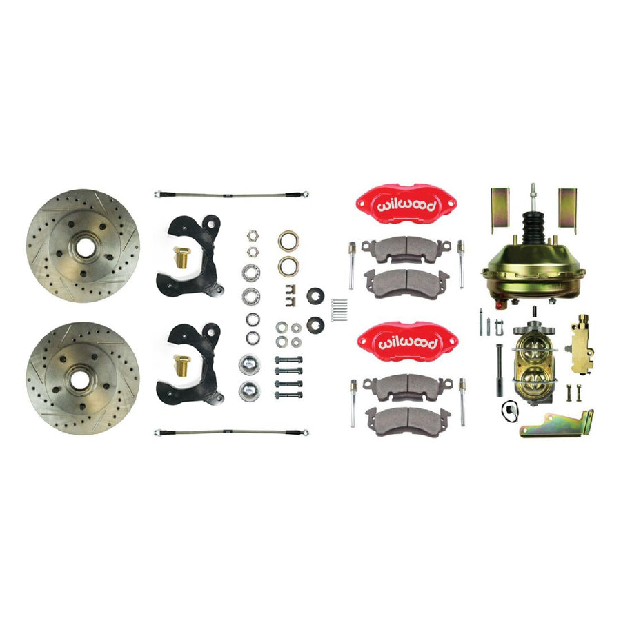 The Right Stuff 1955-58 Chevrolet Bel Air/Impala, Front Wheel Power Disc Brake Conversion Kit - (FSC56DCCZ)