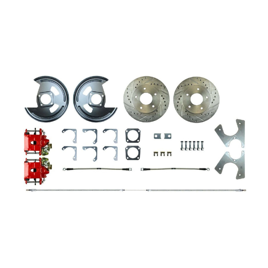 The Right Stuff 1962-67 Chevrolet Chevy II, Non-Staggard Shocks, Rear Disc Brake Conversion Kit - (AFXRD01NZ)