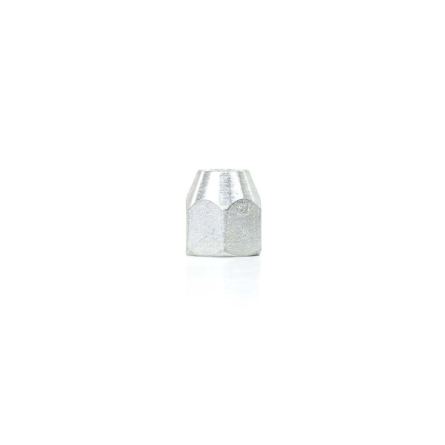 The Right Stuff 3/16" Tube W/12 X 1 Thread, 16mm Hex, Double Flare, Female 3/16" Tube Nut - (MSP17)