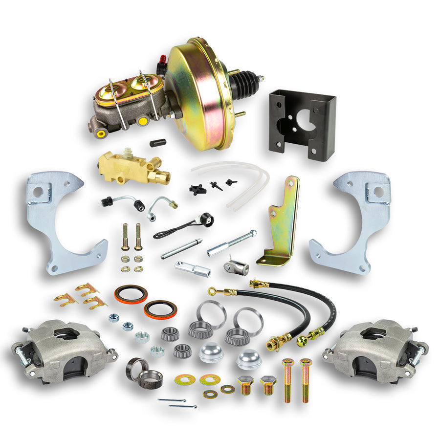 The Right Stuff 63-66 Chevrolet/GMC Truck/Suburban, Power Front Disc Brake Conversion Kit 5x4.75 Bolt Pattern - (TDC6305)