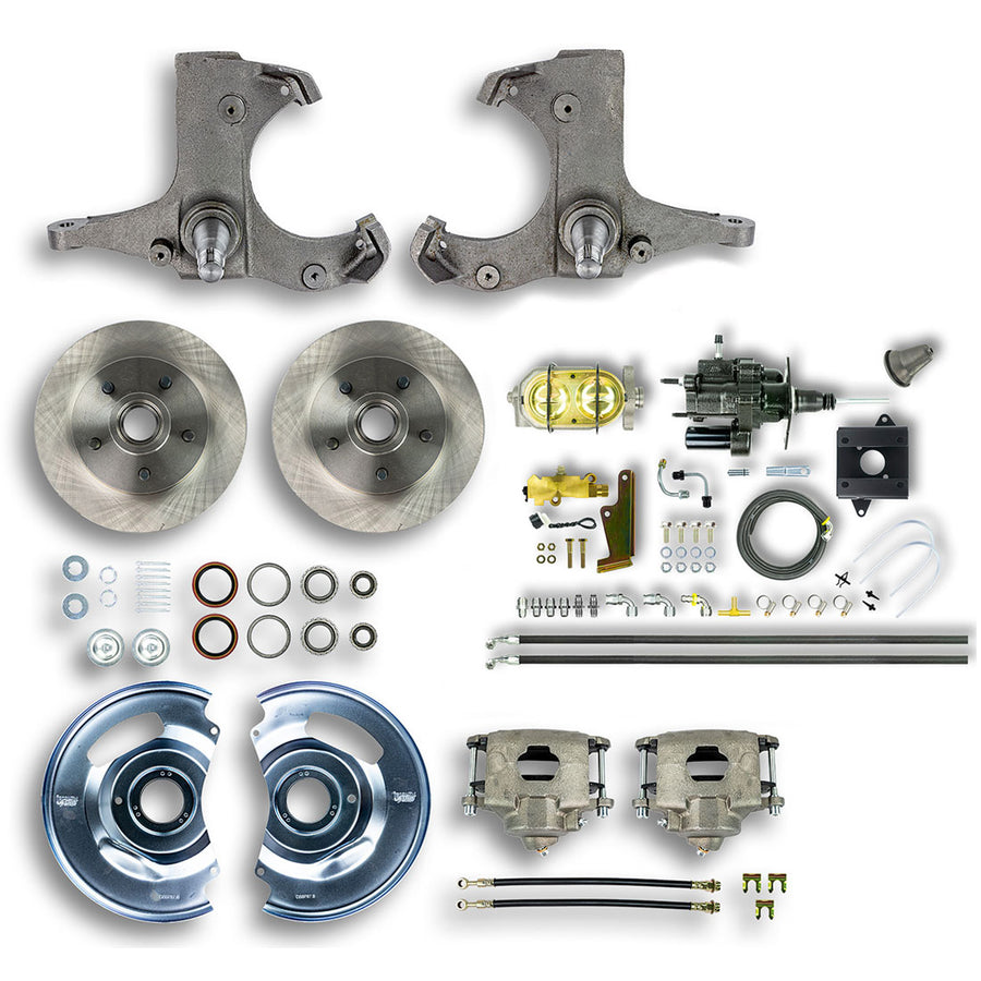 The Right Stuff 1960-62 Chevrolet/GMC Truck/Suburban Hydraulic Brake Assist Front Disc Brake Conversion Kit - (THB6015)