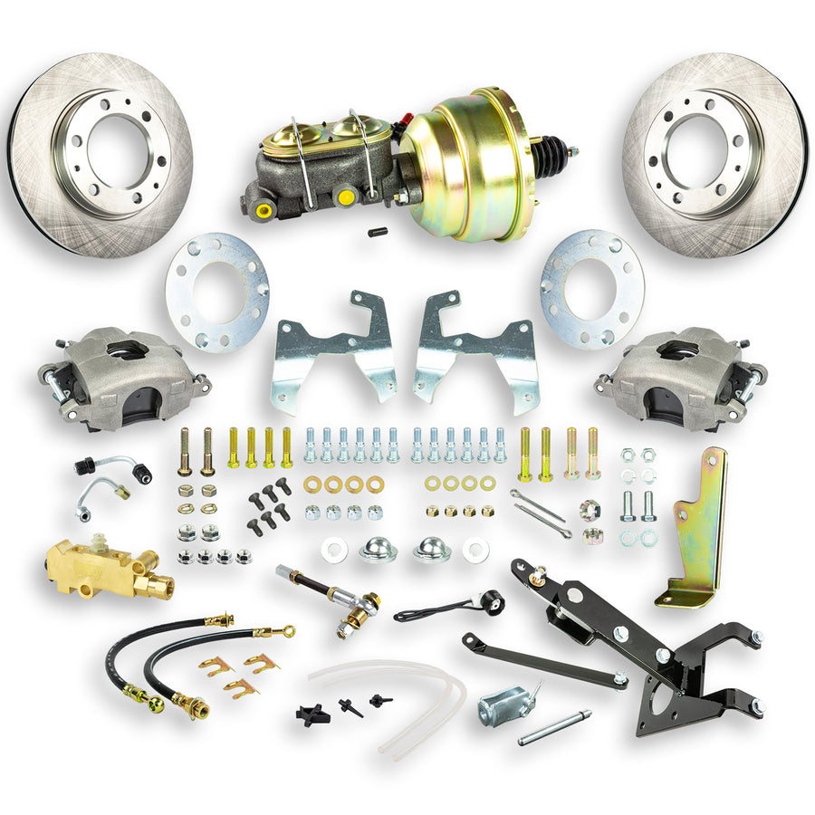 The Right Stuff 1947-1954 Chevrolet/GMC Truck, Power Front Disc Brake Conversion Kit - 6x5.5 Bolt Pattern - (TDC4716)