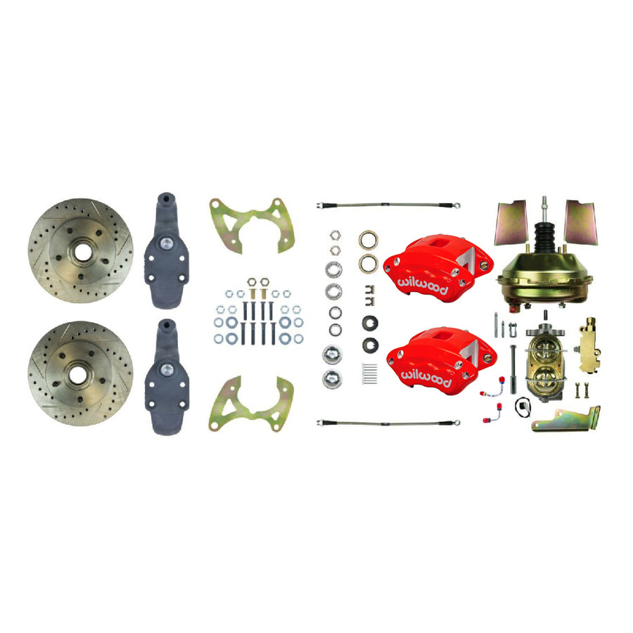 The Right Stuff 1959-64 Chevrolet Impala, 2" Drop, Performance Front Disc Brake Conversion Kit - (FSC60DCDZ)