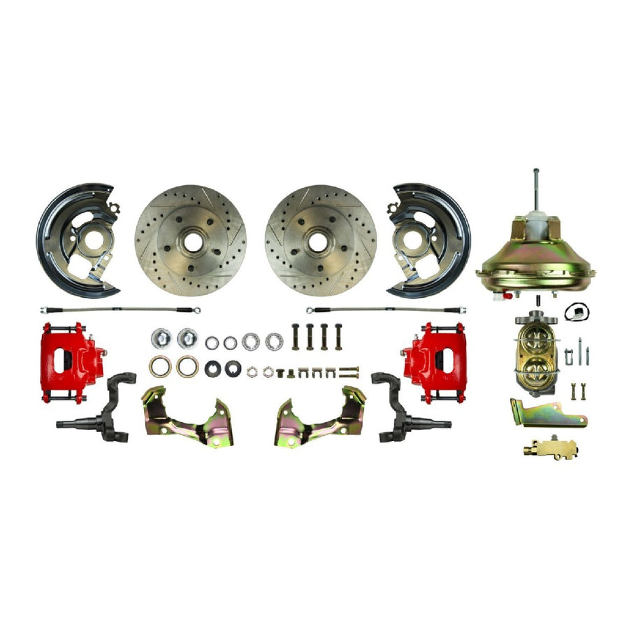 The Right Stuff 67-74 GM F/X-Body, Power 11" Booster, Front Disc Brake Conversion Kit - (AFXDC02CZ)