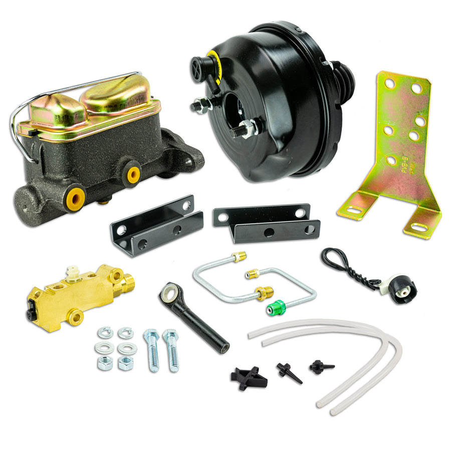The Right Stuff 1964.5-66 Mustang Booster & Master Combo w/ 1" Bore w/ Valve, Requires Auto Transmission Disc/Disc - (Z64660572)