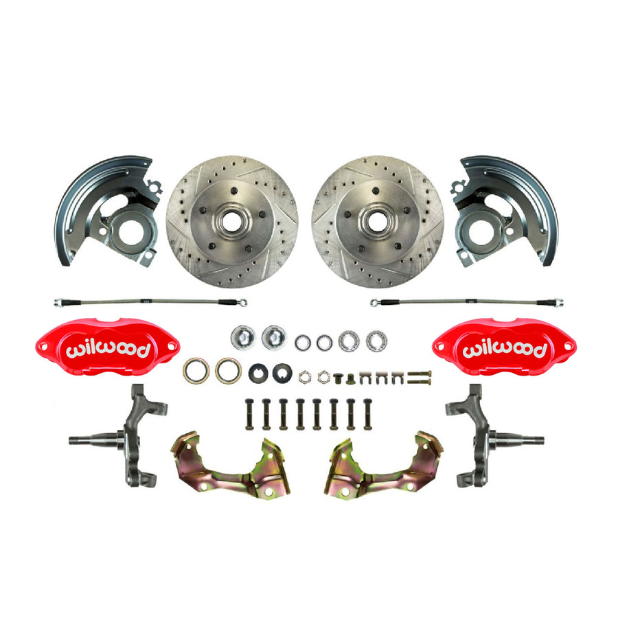 The Right Stuff 1964-1972 GM A/F/X-Body, 'At The Wheel' 2" Drop Front Big Brake Upgrade Kit - (AFXWK32DZ)