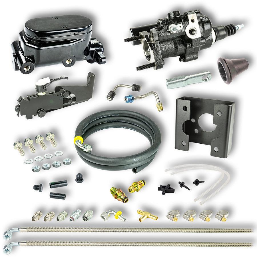 The Right Stuff 1963-66 GM & GMC C/K Truck, Black Hydro Boost Upper Assembly Kit Disc/Drum - (BHB635171)